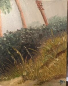 Plein Air Painting at the Beach: 11 x 14 Oil