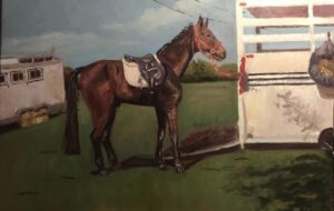 Competition Day: 24 x 36 Oil