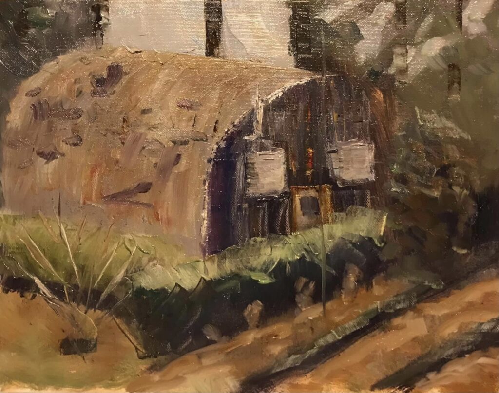 Green House:  11 x 14 Oil