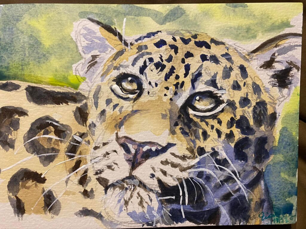 Jaguar: Watercolor